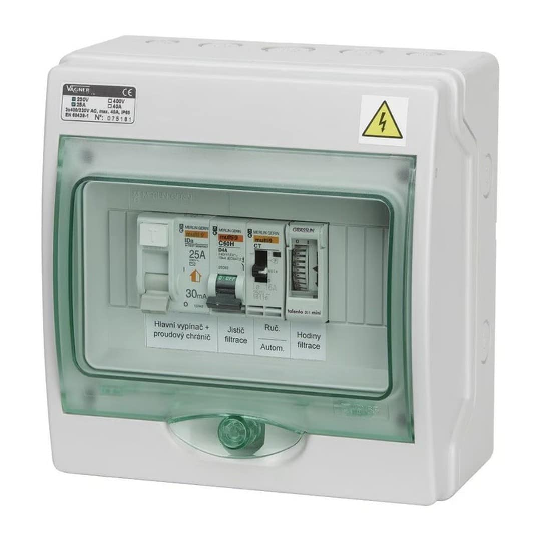 Automatické ovládání pro filtraci - F3